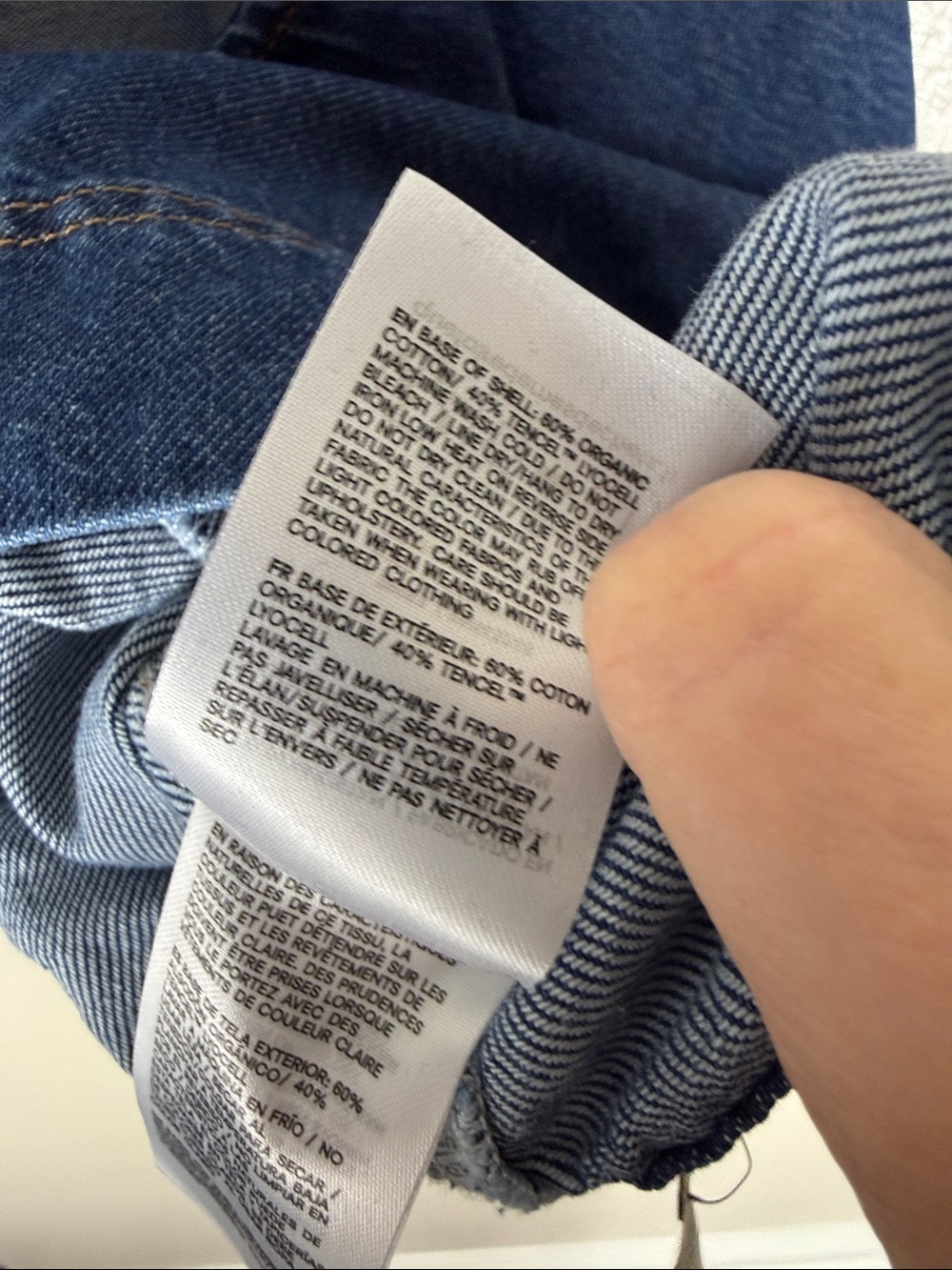 Reformation Avielle Lived-in Denim Mini Dress Biscay - Picture 10 of 10